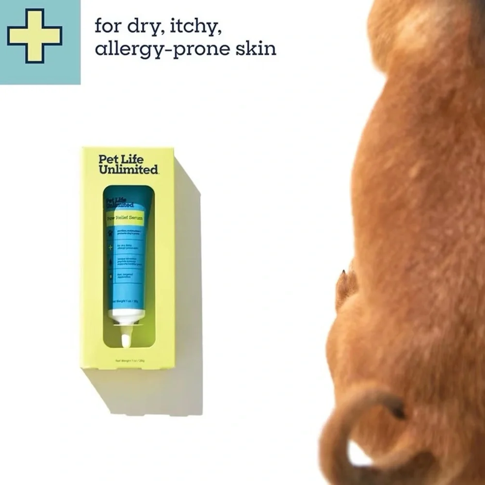Pet Life Paw Relief Serum Moisturizer for Dry‎ Itchy Cracked Paws For Dogs 1 oz